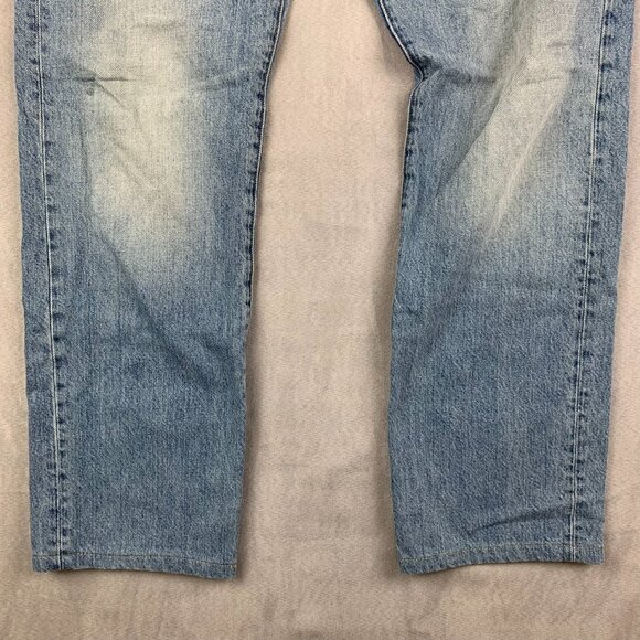 G Star Mens Pants 33 Blue Denim Jeans Attacc Straight Rigid Zip Pocket 33x28 - Picture 3 of 16